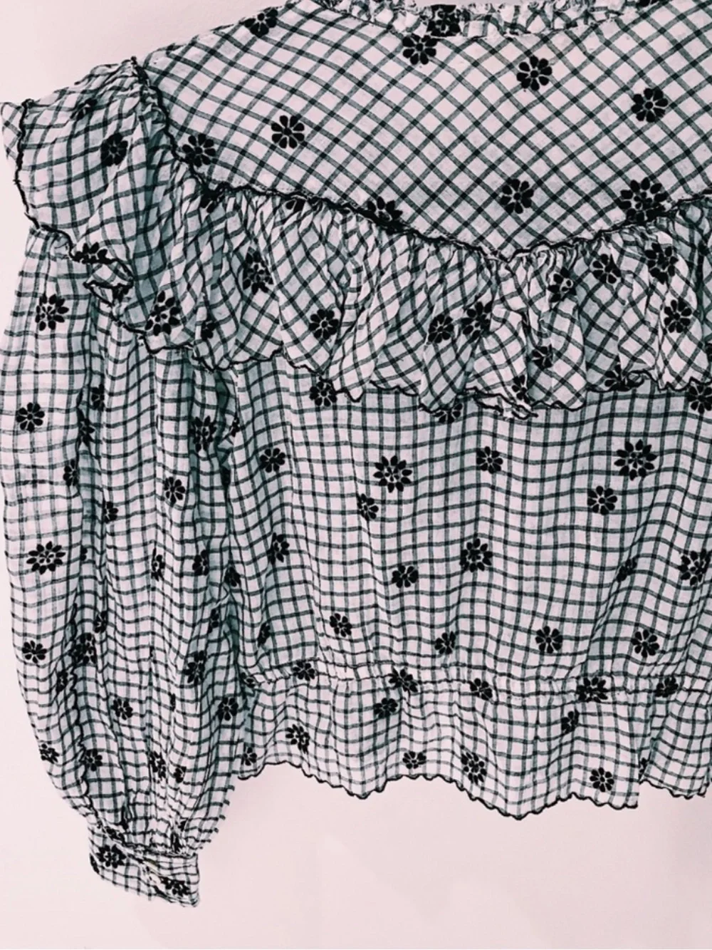 LovehShackFancy Suzanne Ruffle Top